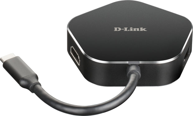 D-Link DUB-M420 dockningsstationer för bärbara datorer Kabel Thunderbolt 3 Aluminium