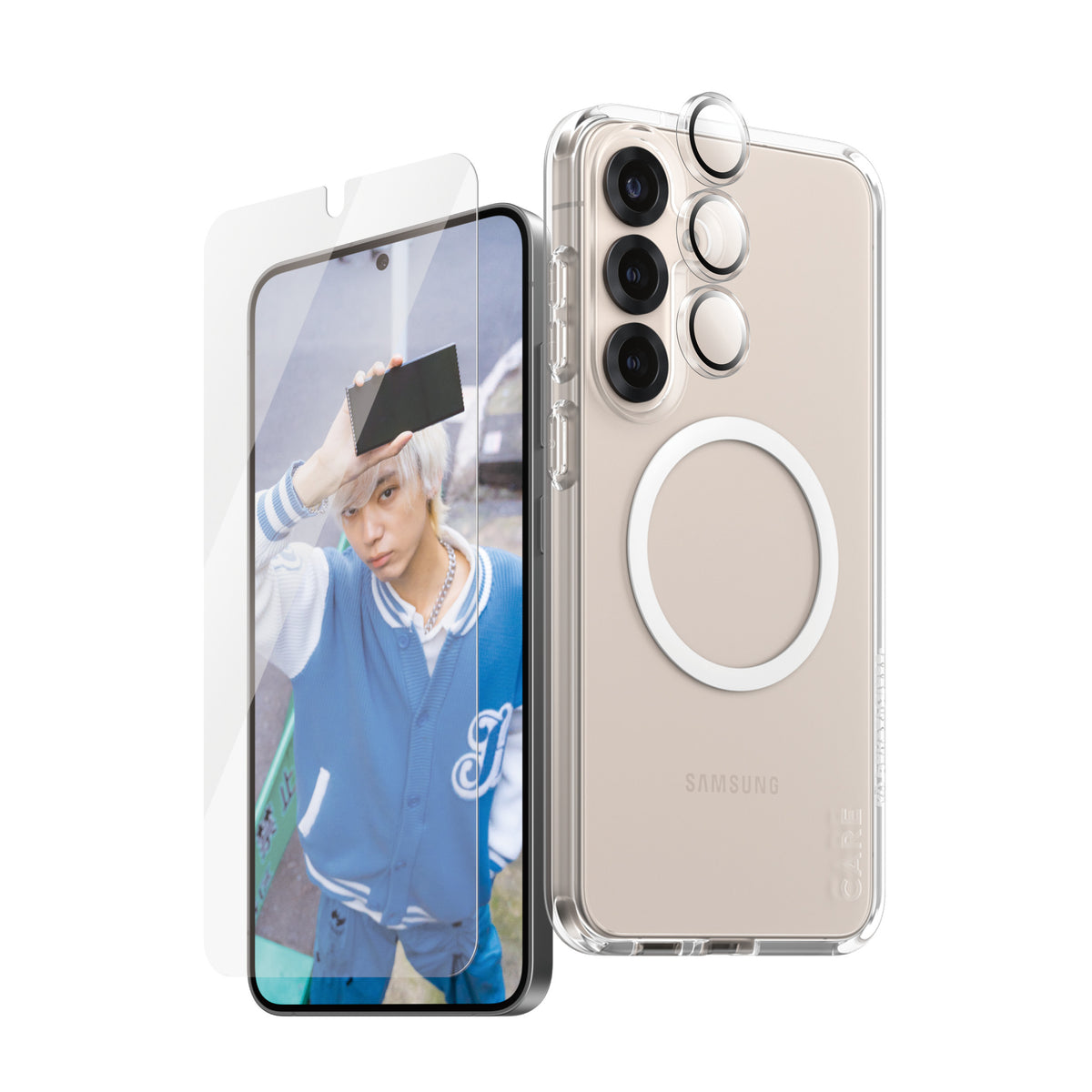 CARE by PanzerGlass Beskyttelsescover Gennemsigtig Samsung Galaxy S25+