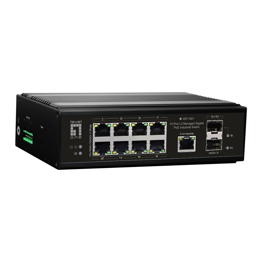 LevelOne IGP-1061 nätverksswitchar hanterad L2 Gigabit Ethernet (10/100/1000)