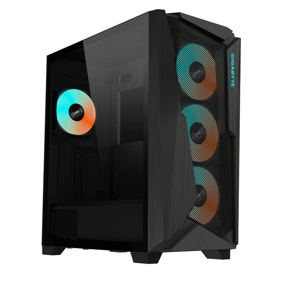 GIGABYTE C301 GLASS Midi Tower Svart