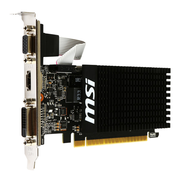 MSI GT 710 2GD3H LP grafikkort NVIDIA GeForce GT 710