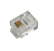 LogiLink RJ11 Transparent kabelkontakter