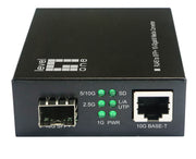 LevelOne GVT-2051 mediakonverterare för nätverk 10000 Mbit/s Svart - 1x10G