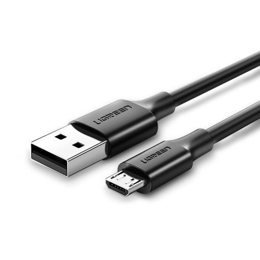 Ugreen 60134 USB-kablar USB 2.0 0,25 m USB A Micro-USB A 0,48 Gbit/s Svart