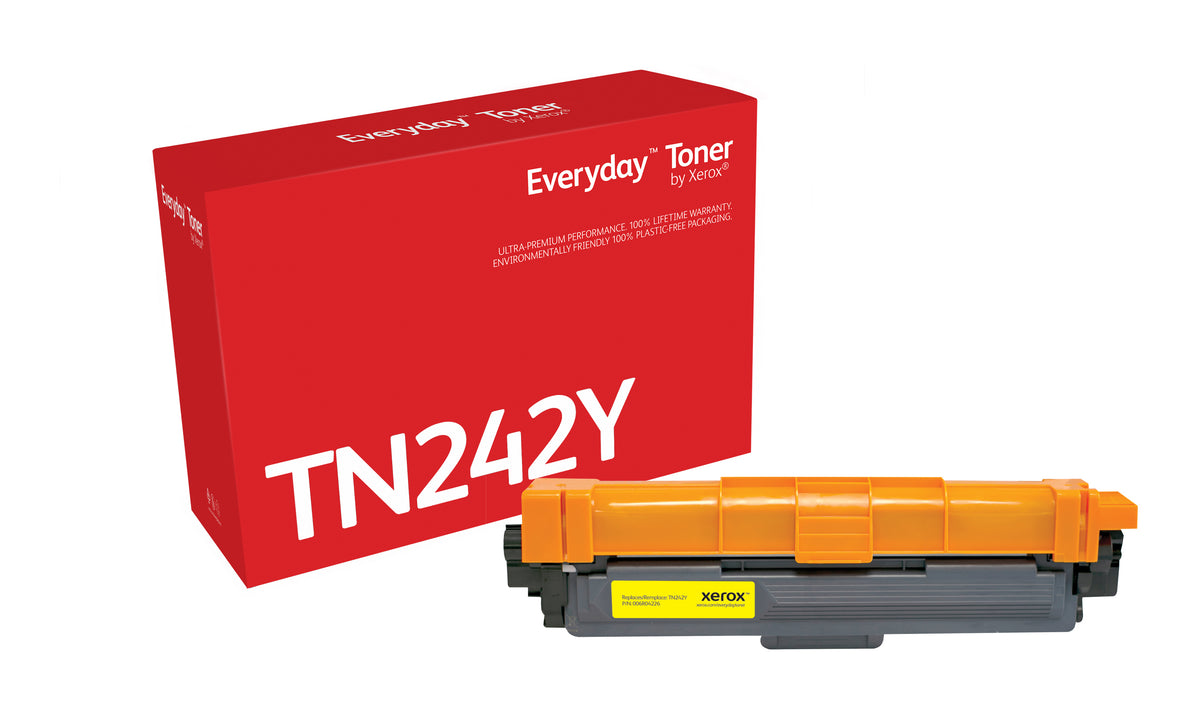 Everyday Gul Toner by Xerox compatible with Brother TN242Y