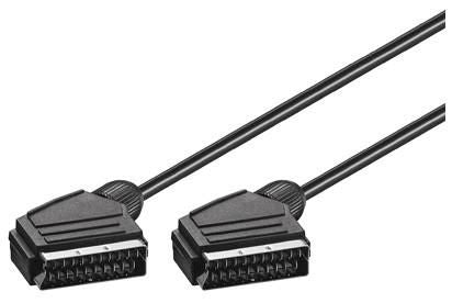 Microconnect AVPP1 SCART-kabel 1,5 m SCART (21-pin) Svart