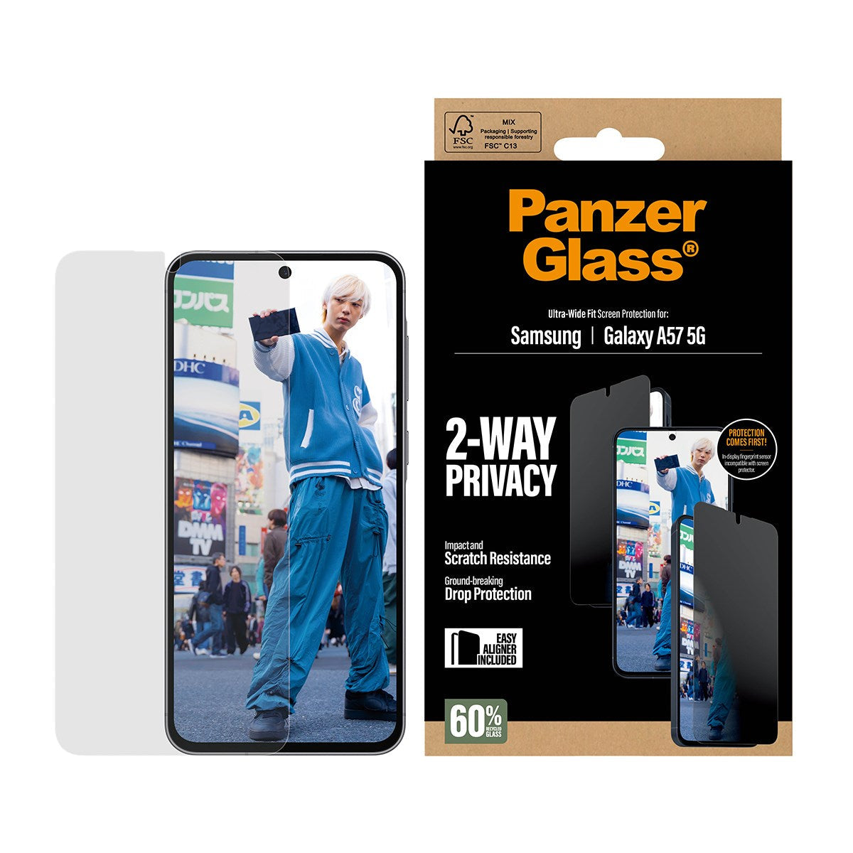 PanzerGlass Privacy Screen Protector UWF