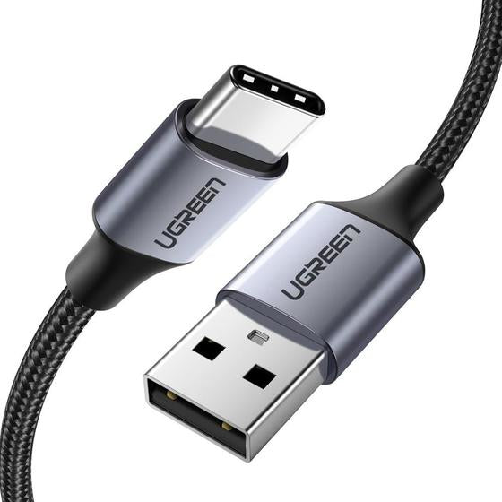 Ugreen 60128 USB-kablar USB 2.0 2 m USB C USB A 0,48 Gbit/s Svart