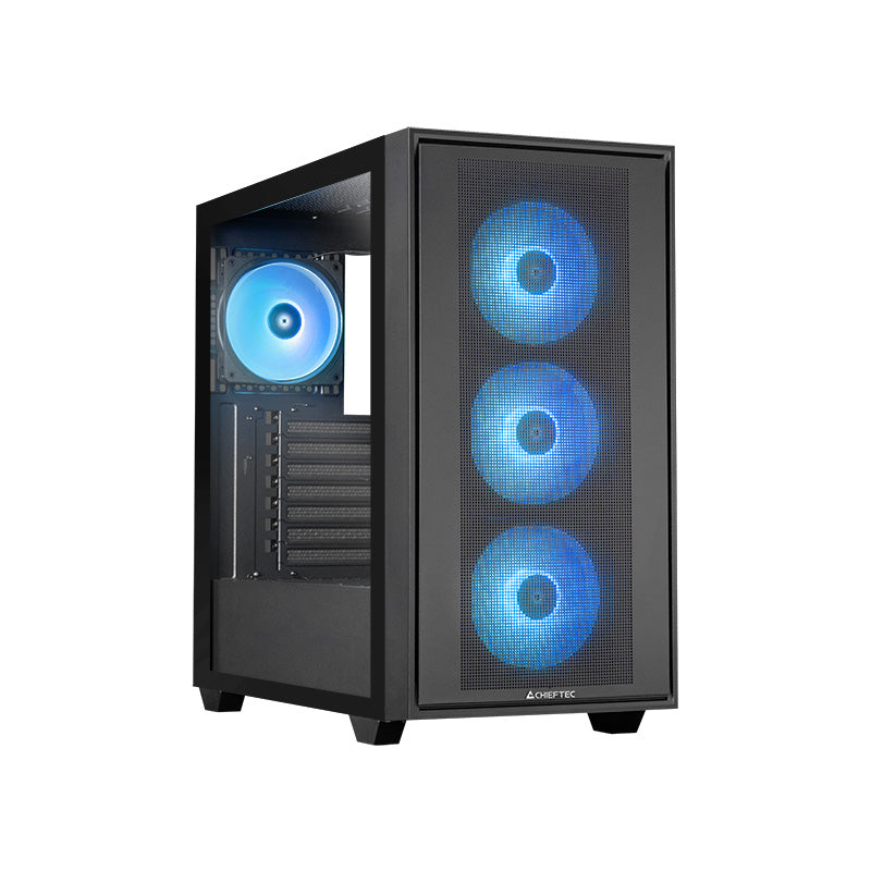 Chieftec GS-03B-OP datorväskor Midi Tower Svart