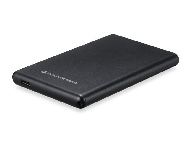 Conceptronic HDE02B Hölje för lagringsenheter HDD-hölje Svart 2.5"