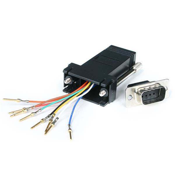 StarTech.com GC98MF kabelomvandlare (hane/hona) DB-9 RJ-45 Svart
