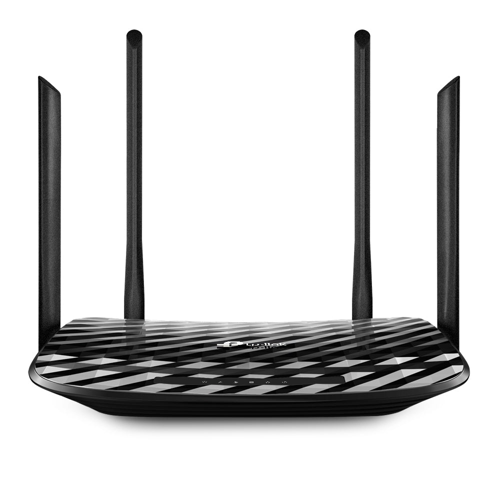 TP-Link AC1300 trådlös router Gigabit Ethernet Dual-band (2,4 GHz / 5 GHz) Svart