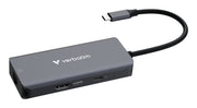 Verbatim 32157 gränssnittshubbar USB 3.2 Gen 1 (3.1 Gen 1) Type-C 5000 Mbit/s Grå