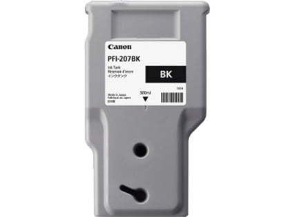 Canon PFI-207 BK bläckpatroner Original Svart