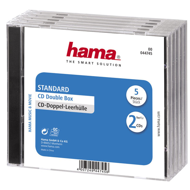 Hama CD Double Jewel Case Standard