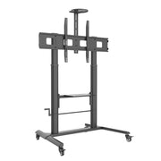Techly ICA-TR230 multimediavagnar & ställ Svart Plattskärm Multimediavagn