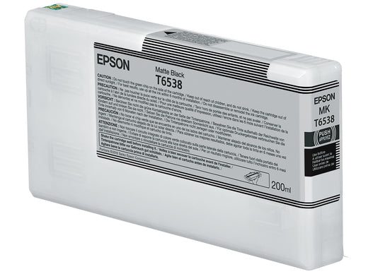 Epson T6538 Matte Black Ink Cartridge (200ml)