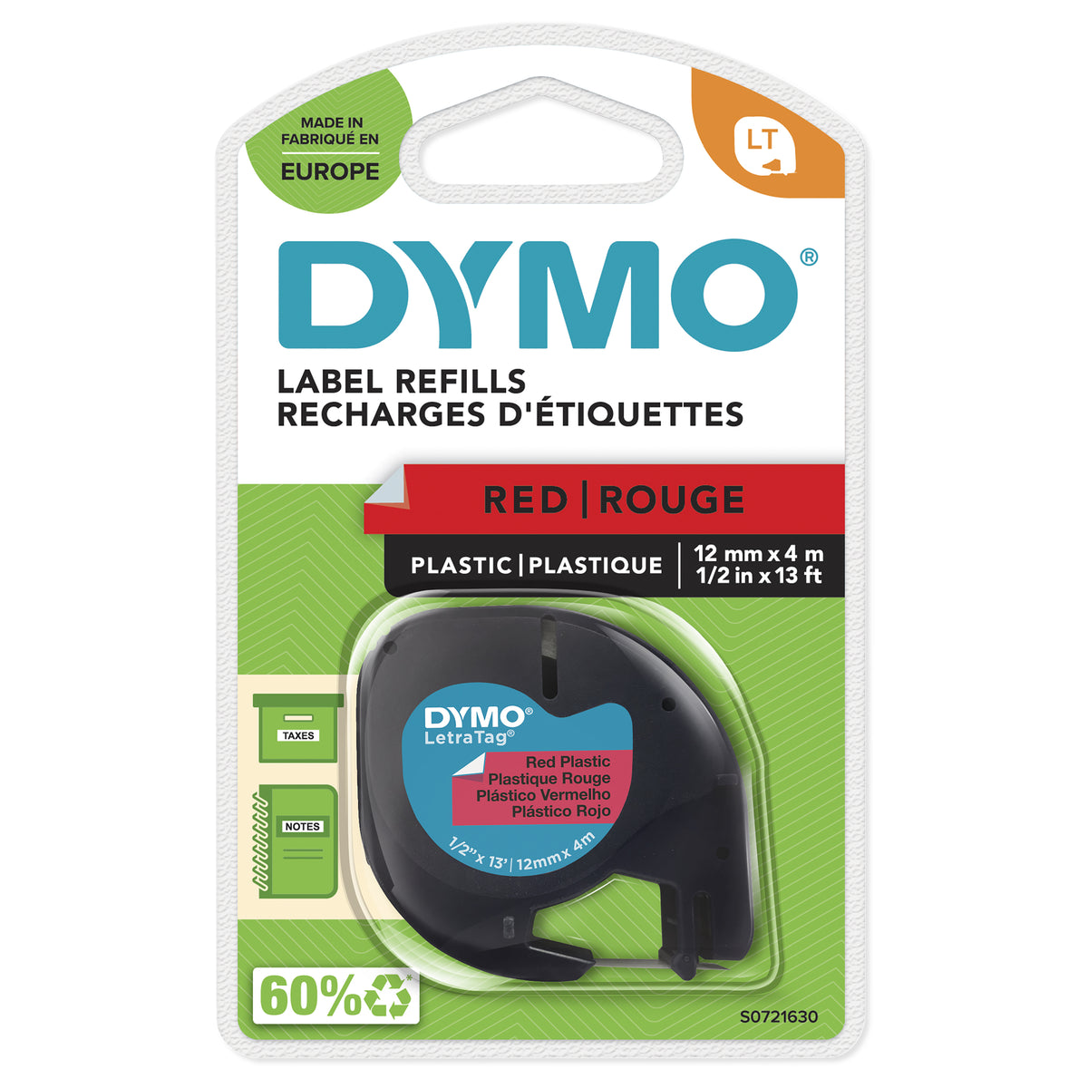 DYMO LetraTag-plastetiketter