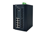 LevelOne IGX-2072 nätverksswitchar hanterad L2+ Gigabit Ethernet (10/100/1000) Svart