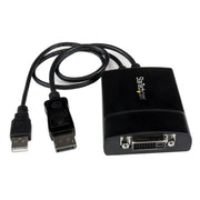 StarTech.com DP2DVID2 videokabeladapter 0,37 m DisplayPort DVI-D Svart