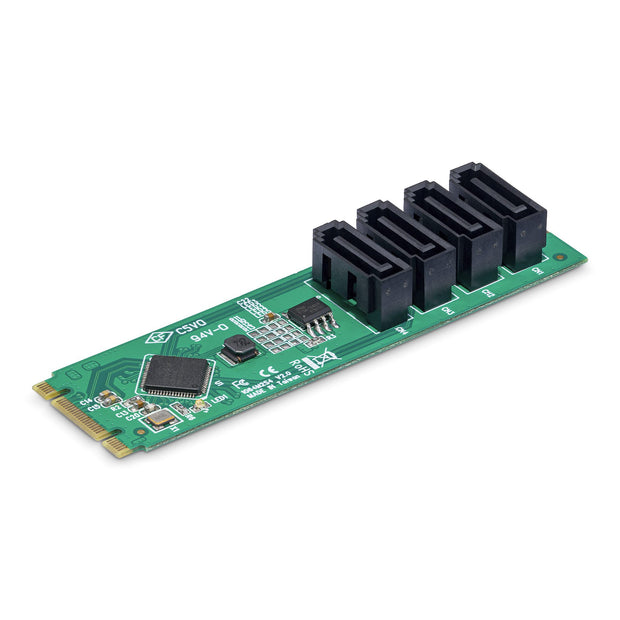 StarTech.com 4-ports M.2 till SATA-kortadapter