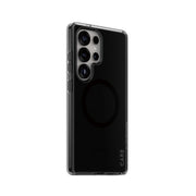 PanzerGlass CARE by Smokey Case w. Black Qi Compatible Samsung Galaxy S25 Ultra