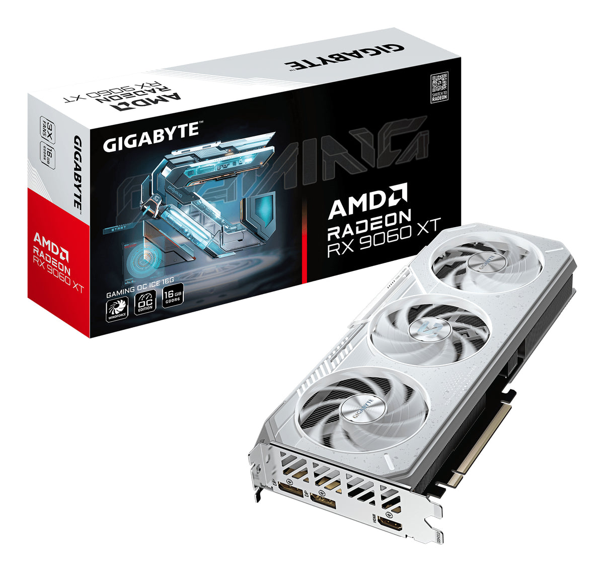 GIGABYTE GAMING Radeon RX 9060 XT OC ICE 16G AMD