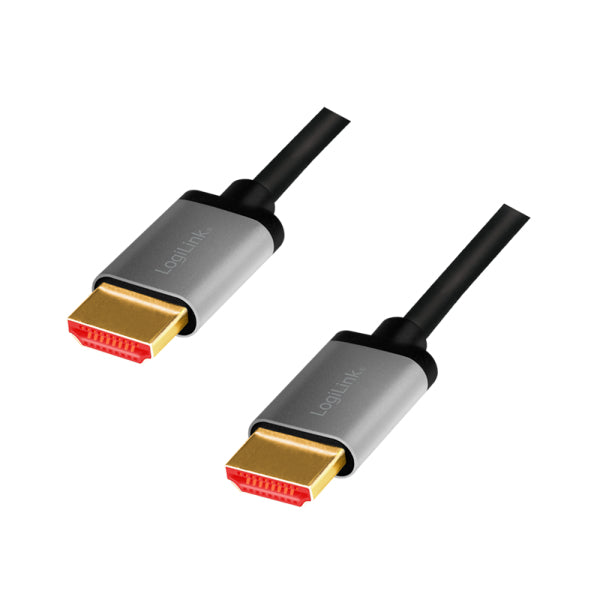 LogiLink CHA0105 HDMI-kabel 2 m HDMI Typ A (standard) Svart