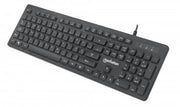 Manhattan 179485 tangentbord Spela USB Svart