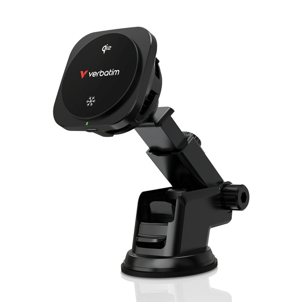 Verbatim Charge 'n' Drive Qi2 Smartphone Svart USB Trådlös laddning Snabb laddning Automatisk