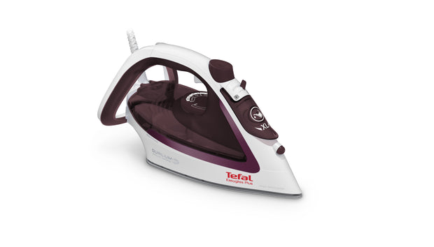 Tefal EasyGliss Plus FV5714 strykjärn Torr & Ångstrykjärn Durilium stryksula 2400 W Bordeaux