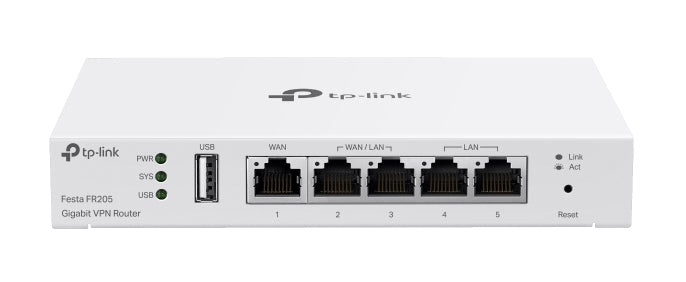 TP-Link Festa FR205 kabelansluten router 10 Gigabit Ethernet