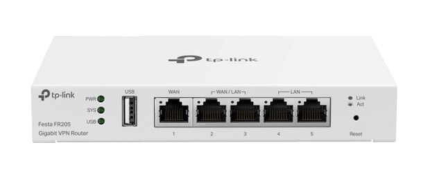 TP-Link Festa FR205 kabelansluten router 10 Gigabit Ethernet