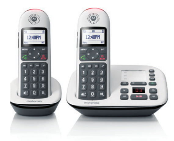Motorola CD5011 Smartphone Namn och uppringnings-ID Svart