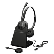 Jabra Engage 55 Headset Trådlös Huvudband Kontor/callcenter Svart
