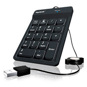 KeySonic ACK-118BK numeriskt tangentbord Universal USB Svart