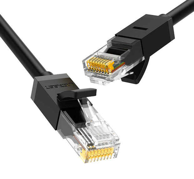 Ugreen 20160 nätverkskablar Svart 2 m Cat6 U/UTP (UTP)