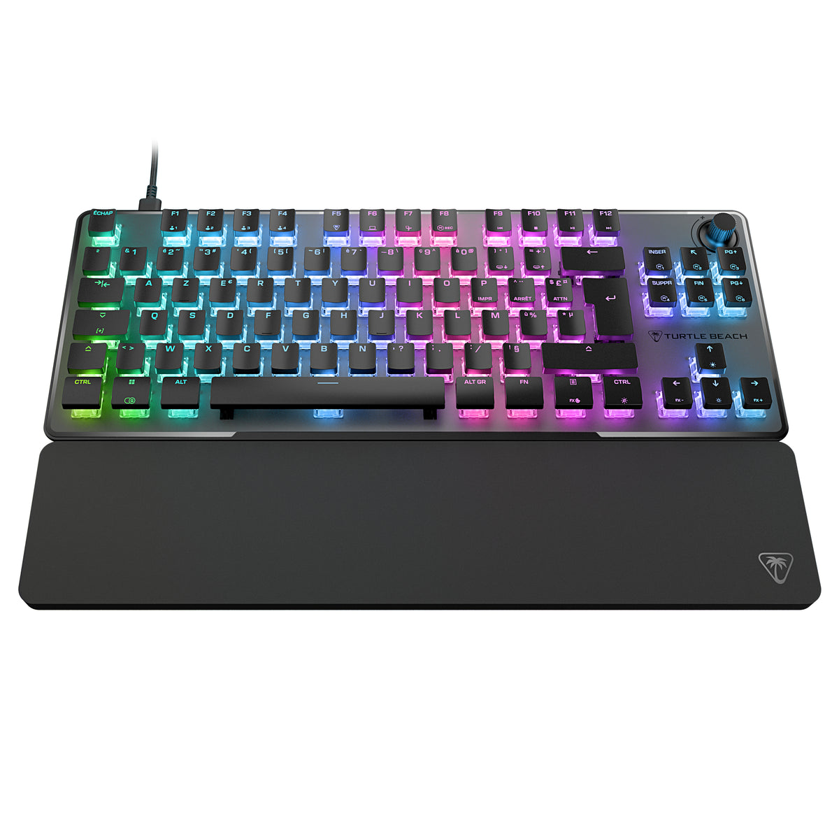 Turtle Beach Vulcan II TKL Pro tangentbord Spela USB AZERTY tyska Svart