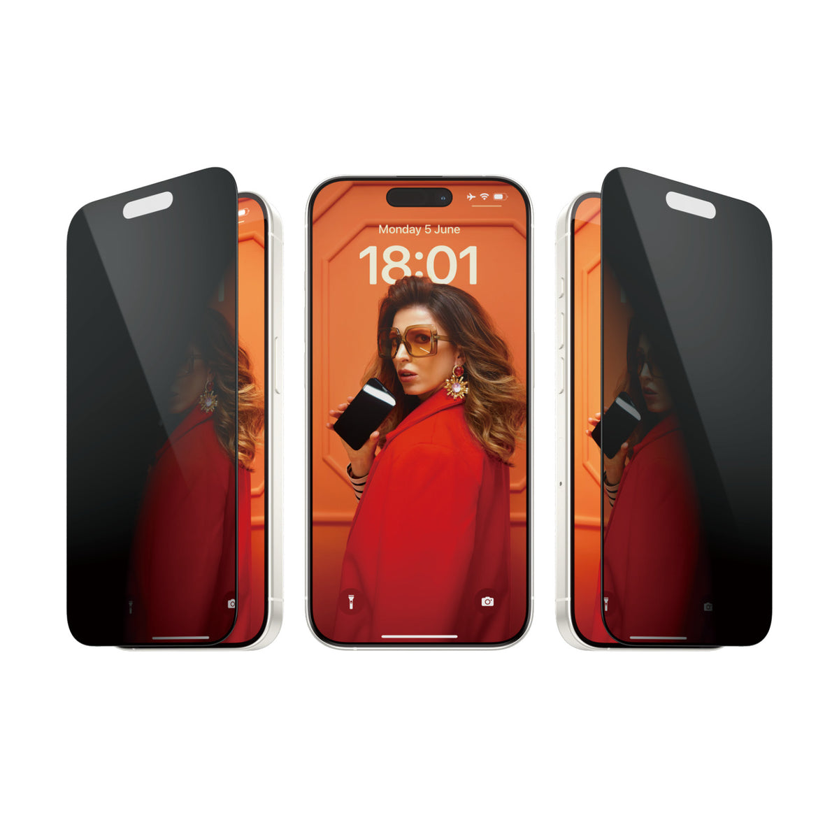 PanzerGlass Privacy Screen Protector iPhone 15 Pro