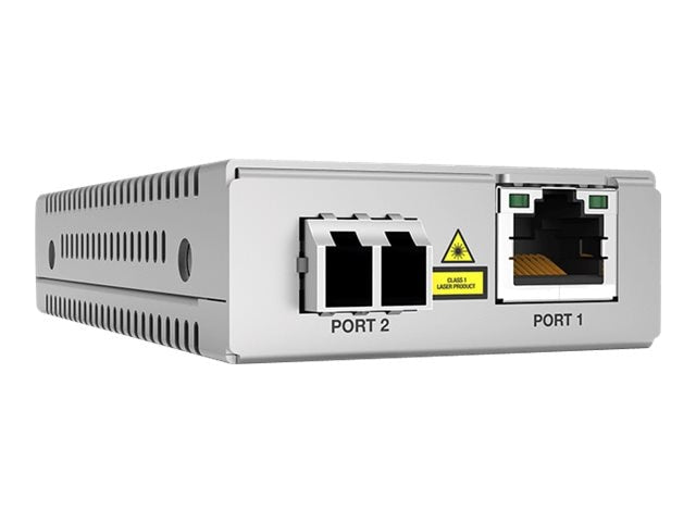 Allied Telesis AT-MMC2000LX/LC-TAA-60 mediakonverterare för nätverk 1000 Mbit/s 1310 nm Enkelläge Grå