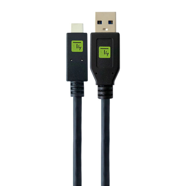 Techly ICOC MUSB31-CMAM20T USB-kablar USB 3.2 Gen 1 (3.1 Gen 1) 2 m USB A USB C 5