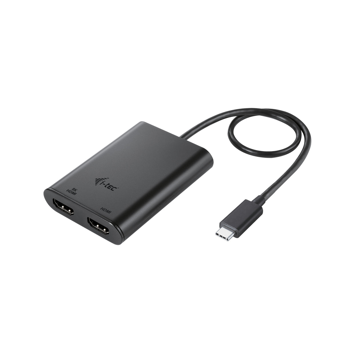 i-tec C31DUAL4K60HDMI USB-grafikadapter 7680 x 4320 pixlar Svart
