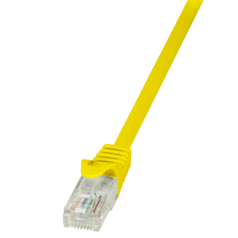LogiLink 0.5m Cat.6 U/UTP nätverkskablar Gul 0,5 m Cat6 U/UTP (UTP)