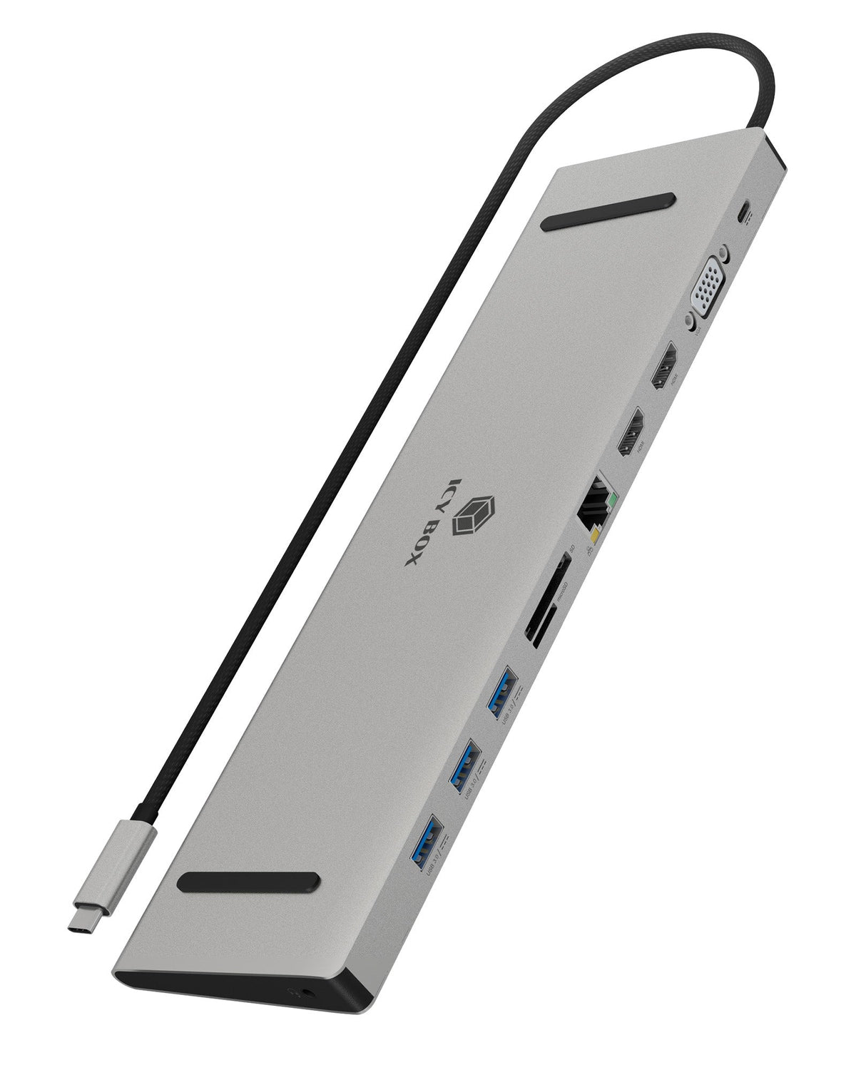 ICY BOX IB-DK2106a-CPD Kabel USB 3.2 Gen 1 (3.1 Gen 1) Type-C Antracit