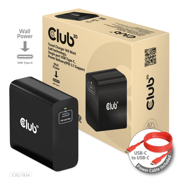 CLUB3D CAC-1914 mobilladdare Babymonitor med display
