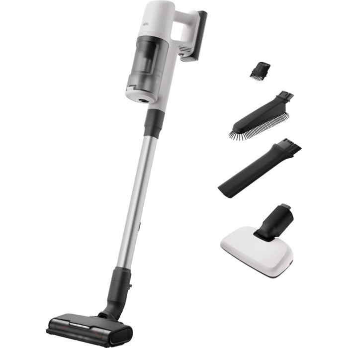 AEG AP61HB21SH Skaftdammsugare Batteri Torr Utan påse 0,6 l Vit 2500 Ah