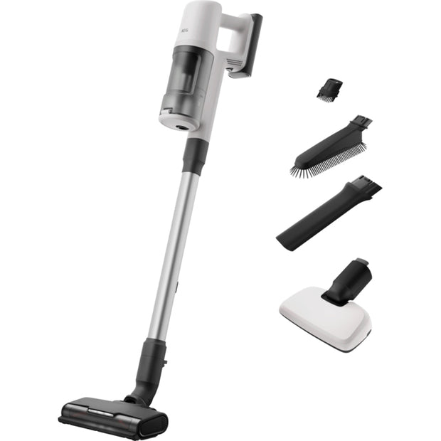 AEG AP61HB21SH Skaftdammsugare Batteri Torr Utan påse 0,6 l Vit 2500 Ah