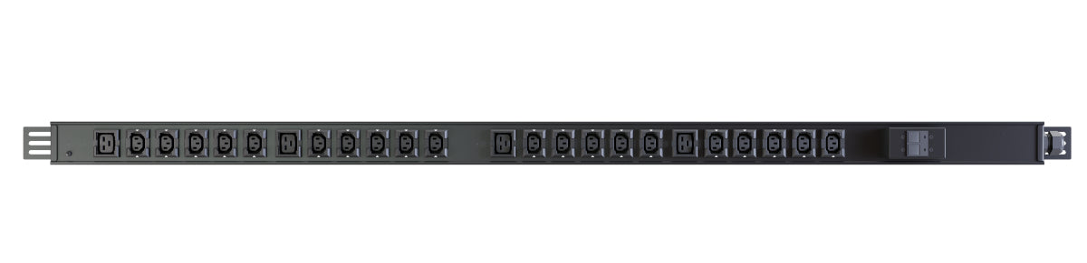 Vertiv PowerGo EP0G90A0 grenuttag 24 AC-utgångar 1U Svart
