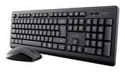 Trust Primo tangentbord Mus inkluderad Kontor RF Trådlös QWERTZ tyska Svart