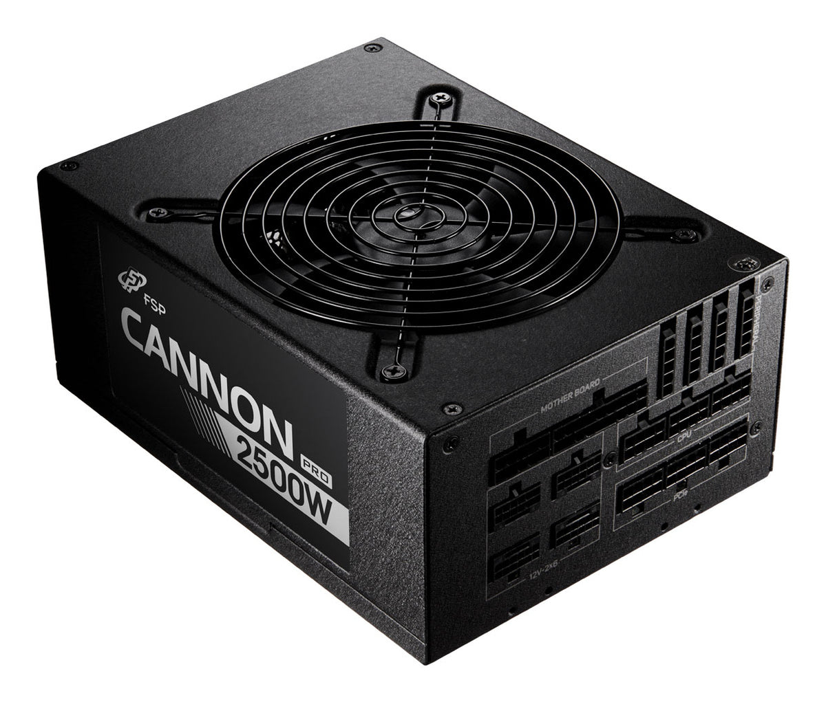FSP CANNON PRO(ATX3.1) 2500W strömförsörjningsenheter 20+4 pin ATX ATX Svart